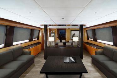 Up to 12 persons can enjoy a ride on this Motor yacht boat
