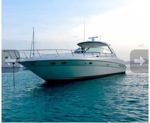 Discover Red Hook surroundings on this 46 Sea Ray boat