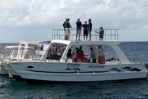 Catamaran boat rental in Sapphire Marina, U.S. Virgin Islands