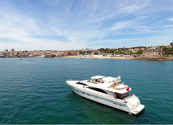 Motor yacht boat rental in Cascais, Portugal