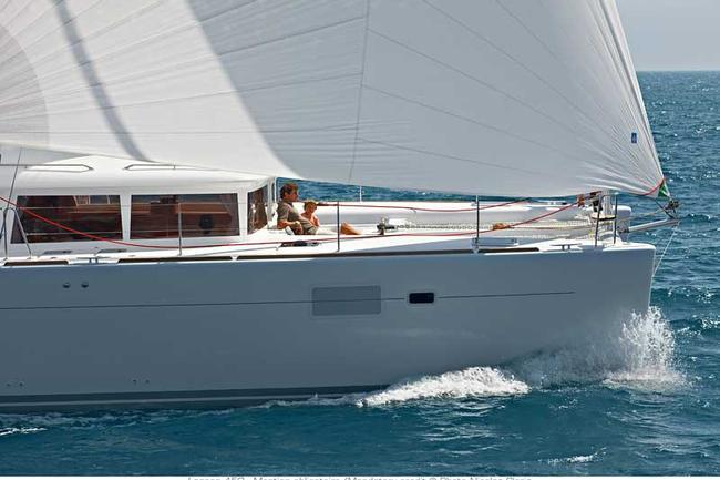 Up to 10 persons can enjoy a ride on this Catamaran boat