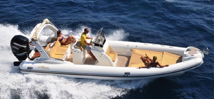 Inflatable outboard boat for rent in Msida