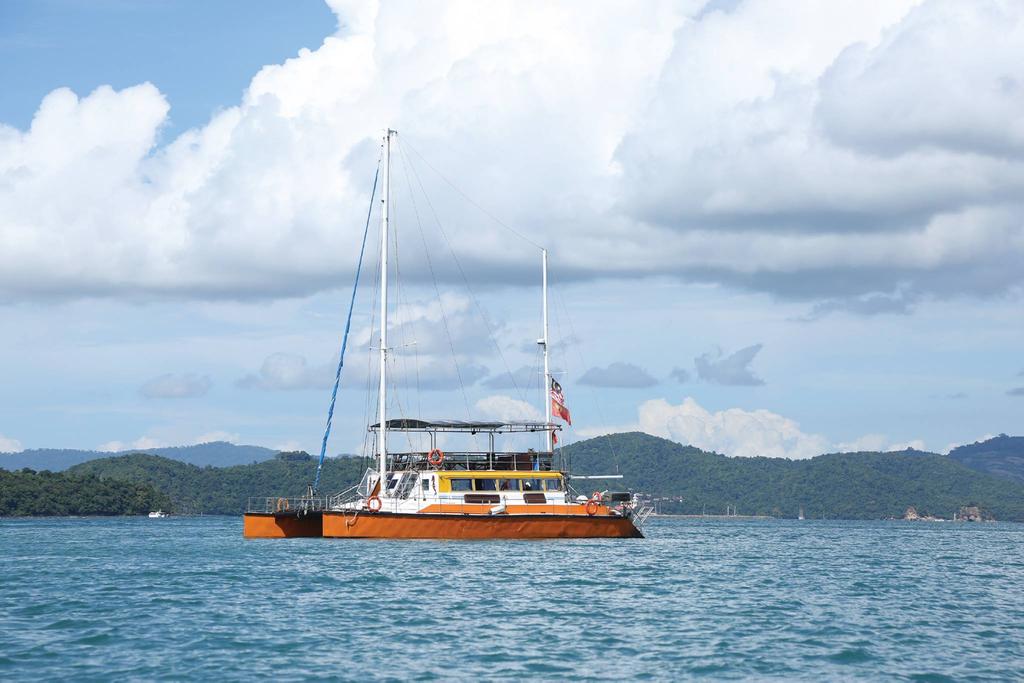 This 55.0' Custom cand take up to 65 passengers around Langkawi