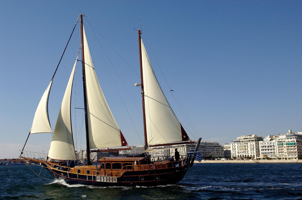 Boating is fun with a Motorsailer in Kerkira