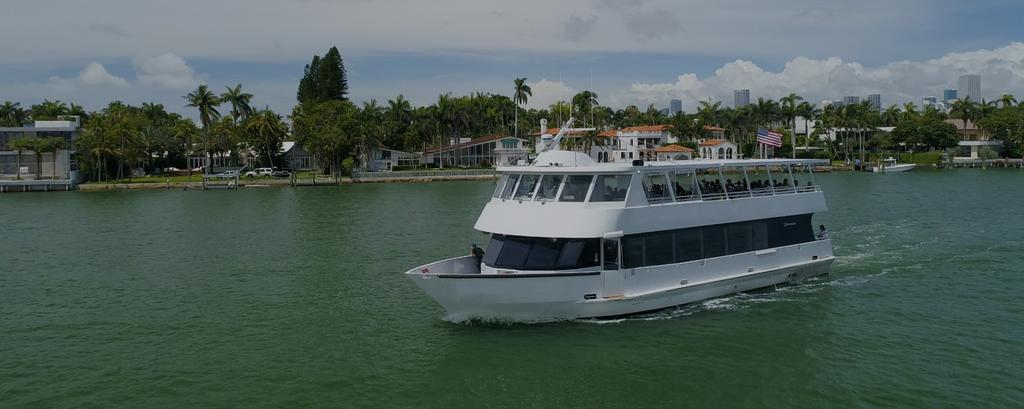 This 111.0' Custom cand take up to 140 passengers around Miami
