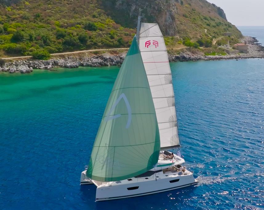Boating is fun with a Catamaran in Kalamata