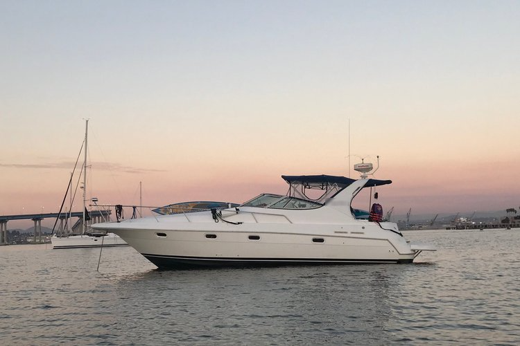 Boating is fun with a Express cruiser in San Diego