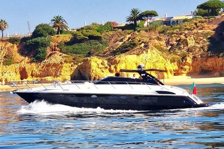 Motor yacht boat rental in Marina de Vilamoura, Portugal