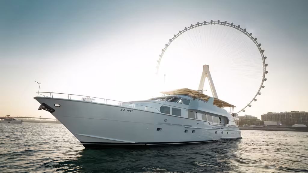 This 118.0' POSEIDON cand take up to 50 passengers around Dubai