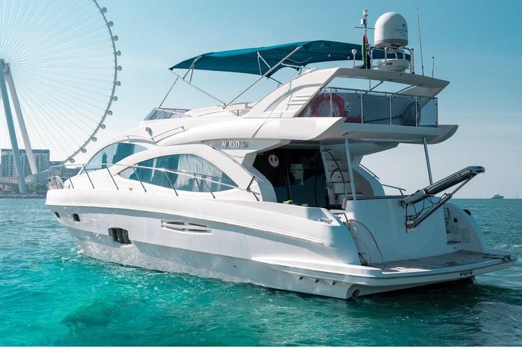 Motor yacht boat rental in Dubai Marina, United Arab Emirates