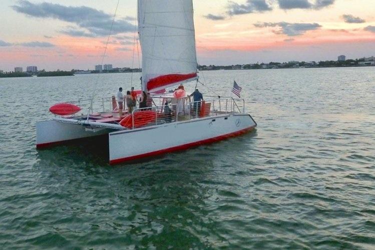 Catamaran boat for rent in Fort Lauderdale