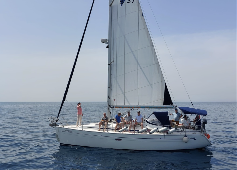 Discover Barcelona surroundings on this 37 Bavaria boat