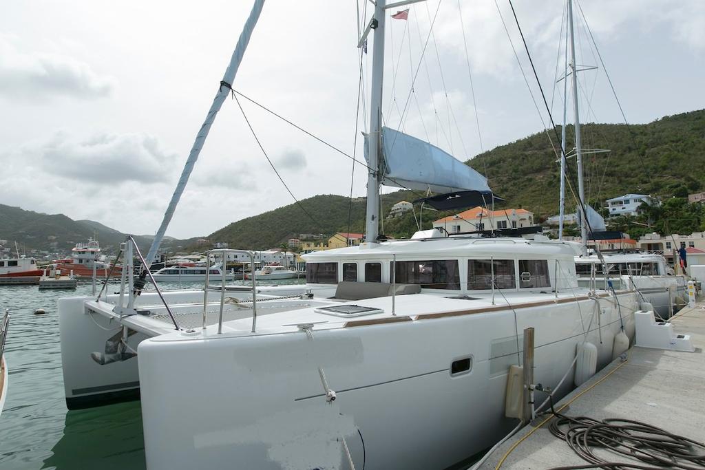 Up to 12 persons can enjoy a ride on this Lagoon boat