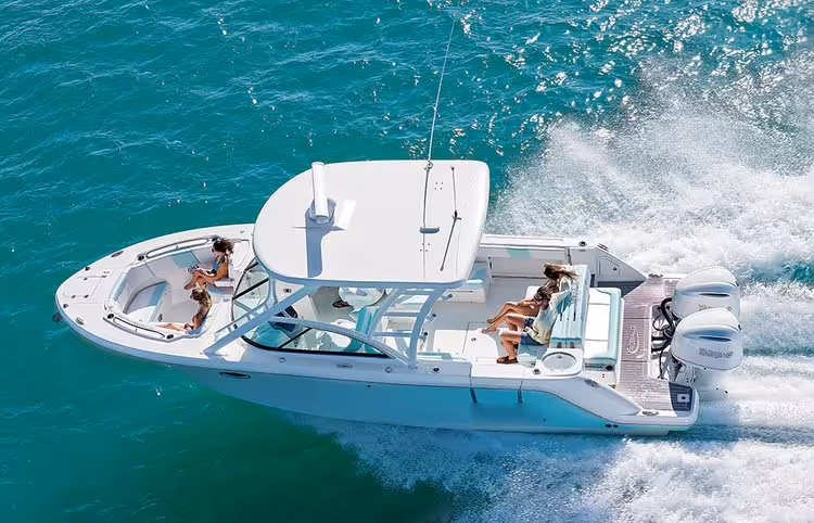 Boating is fun with a Dual console in Culebra