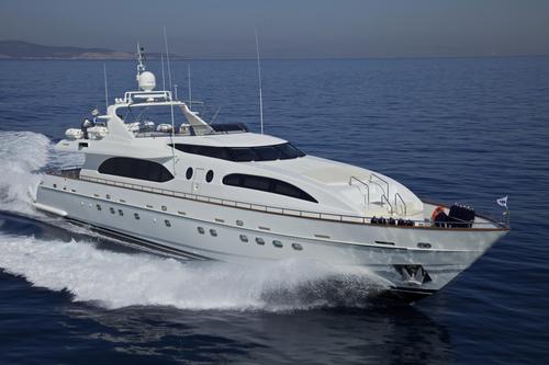 Charter this Stunning Yacht and explore the Waters off of Greece