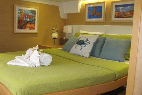 Lagoon boat for rent in Tortola