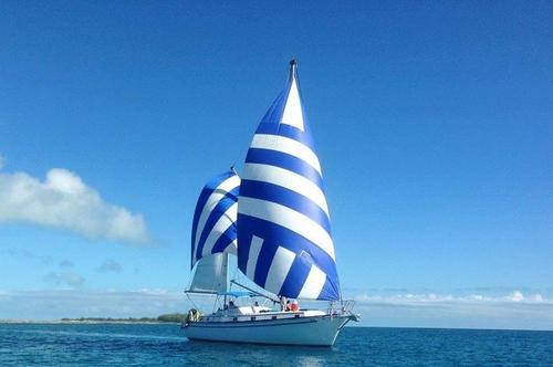 Up to 26 persons can enjoy a ride on this Ketch boat