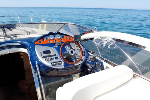 Express cruiser boat rental in Marina de Vilamoura, Portugal