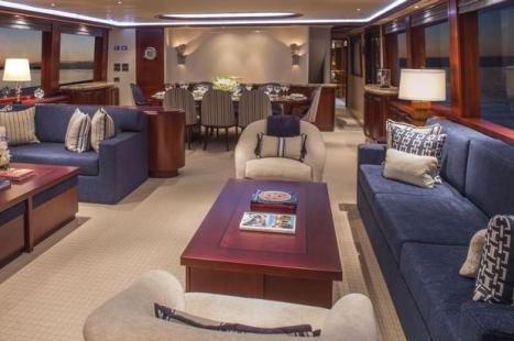 Up to 10 persons can enjoy a ride on this Motor yacht boat
