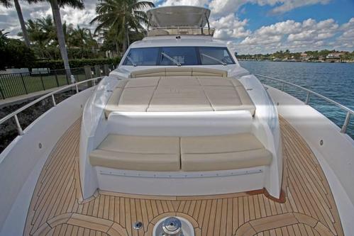 Up to 10 persons can enjoy a ride on this Sunseeker boat