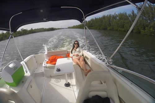 Discover Dania surroundings on this 262 Sport Deck Chris Craft boat