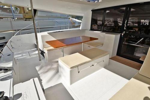 Up to 7 persons can enjoy a ride on this Catamaran boat