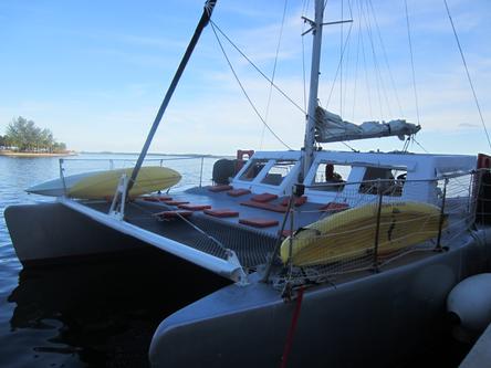 Spend your day on this beautiful Catamaran