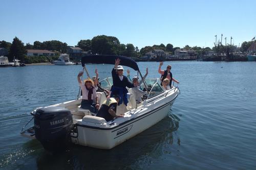 Dual console boat for rent in Hyannis
