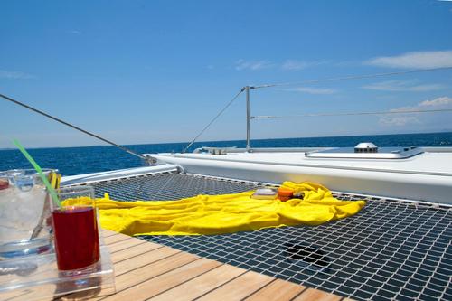 Discover Athens surroundings on this 470 Lagoon boat