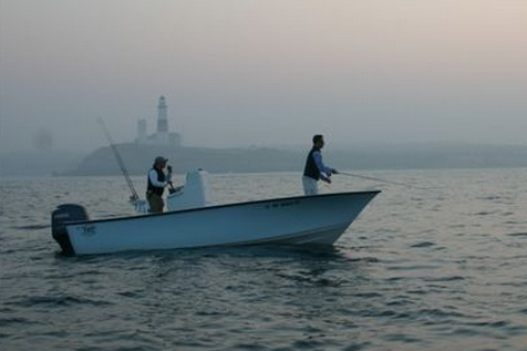 This one of a kind fishing boat is perfect for your next outing!