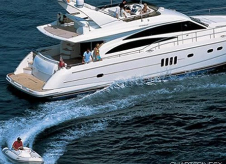 Motor yacht boat for rent in Tortola
