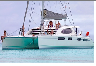 Catamaran boat for rent in St. Martin