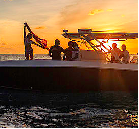Center console boat rental in Simpson bay, Netherlands Antilles