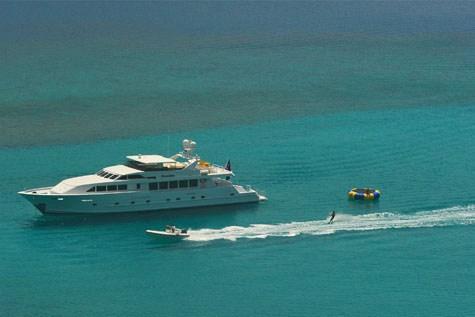 The Caribbean Offers So much Freedom in this Luxury Motor Yacht!