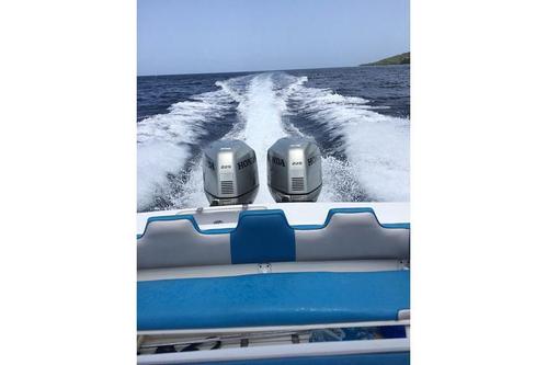 Discover St. Croix surroundings on this Wave Runner Motor boat