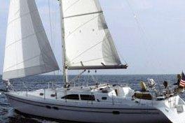 Sail Charleston in this elegant Irwin Sailboat