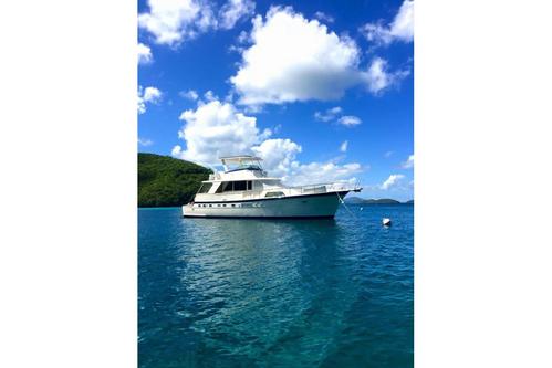 Hatteras's 58.0 feet in Tortola