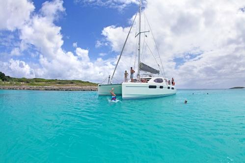 Come sail away to the Caribbean in this beautiful Cat!