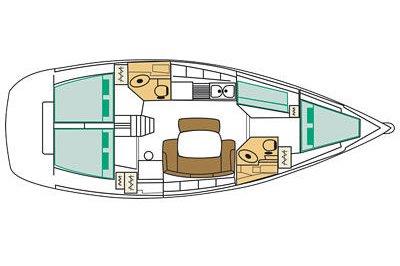 Classic boat rental in La Lonja Marina, Palma de Mallorca, Spain