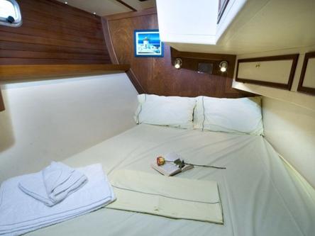 Discover Alimos surroundings on this Custom Atlantic 55 boat