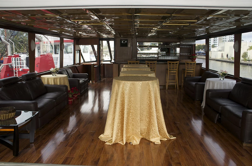 Up to 150 persons can enjoy a ride on this Motor yacht boat