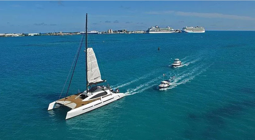Dine & wine in Bermuda onboard most elegant sailing catamaran