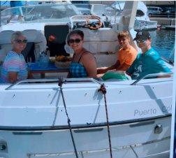 Discover Santa Cruz De Tenerife surroundings on this Custom Fairline boat