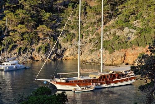 Set sail in Marmaris, Turkey aboard 89' classic sailing yacht