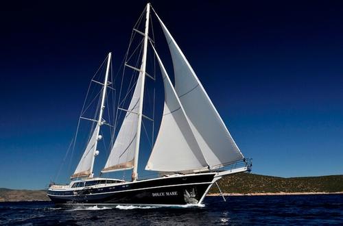 Set sail in Bodrum, Turkey aboard 118' classic sailing yacht