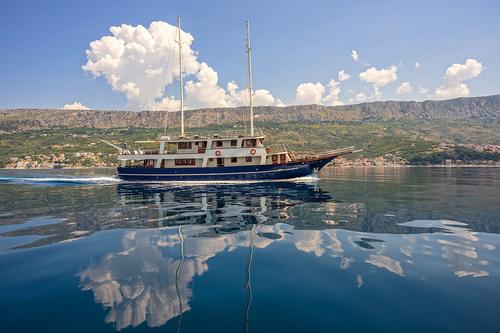 Enjoy Trogir, Croatia onboard 102' classic sailing yacht