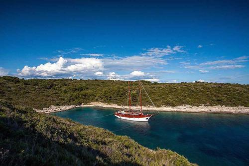 Explore Croatia onboard this 115' traditional sailing yacht