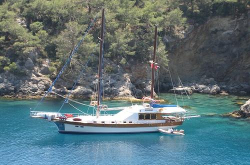 Enjoy cruising in Gocek, Turkey aboard 69' classic sailing yacht