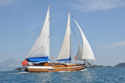 Set sail in Bodrum, Turkey aboard 98' classic sailing yacht