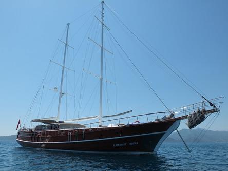 Classic boat for rent in Marmaris